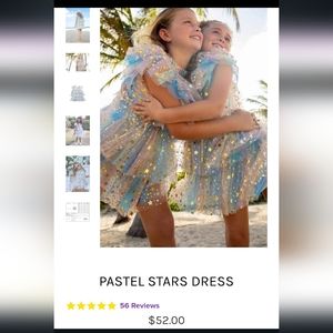 Lola + The Boys Pastel Star dress 4/5